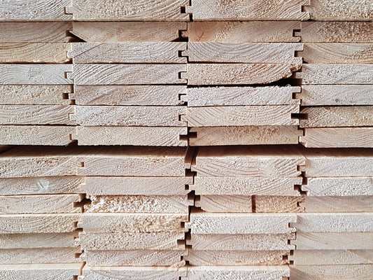 Fichte/Tanne Rauspund, 21x121 mm, KD, egalisiert, Nut+Feder