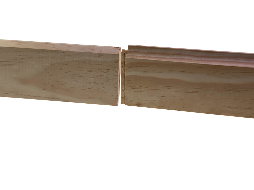 Kahrs Sockelleisten, Seekiefer, 15×80mm, Rustikal, massiv, unbehandelt, Nut & Feder – Bild 3