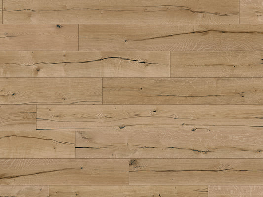 KAHRS Parkett Eiche XL "Homestead" Rustikal, naturgeölt, gebürstet, Klick, 15/4x260x2200 mm, 3,432 m² / VE