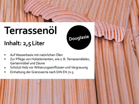 KAHRS Terrassenöl, 2,50 Liter Farbton: Douglasie