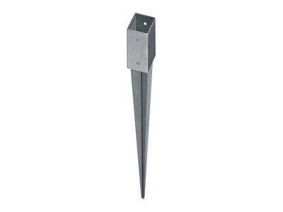 121×121mm Einschlagbodenhülsen, feuerverzinkt, 900mm Gesamtlänge