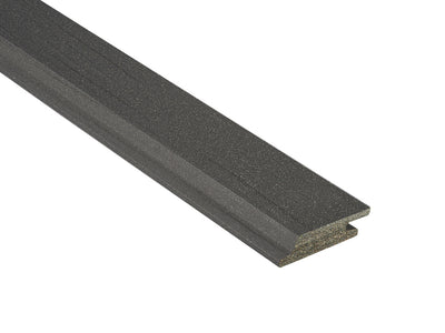 18×70mm NATURinFORM WPC Fassadenprofil, "Die Gestaltende Exklusiv small" mit Holzmaserung, leicht gebürstet, Lavagrau, Deckmaß: 66mm