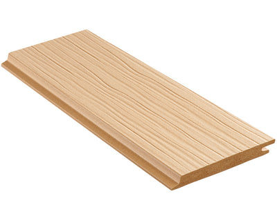 18×152mm NATURinFORM WPC Fassadenprofil, "Die Gestaltende Exklusiv XXL", Leinen, einseitig geprägt, matt, Deckmaß: 148mm