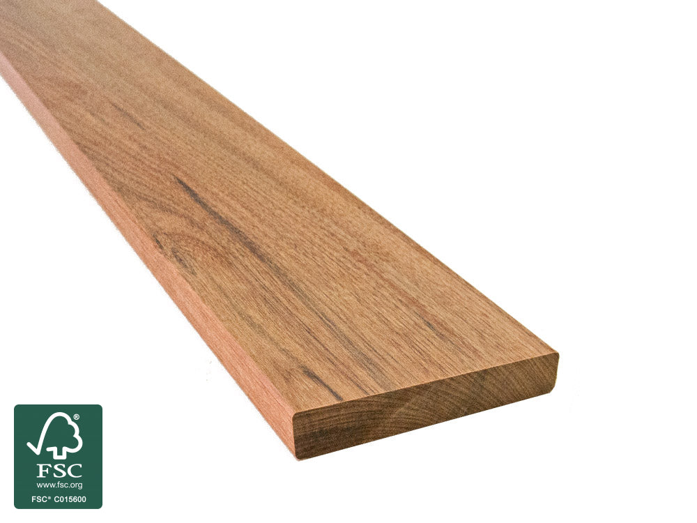 Ipe Terrassendielen, 21×143mm, AD, glatt/glatt