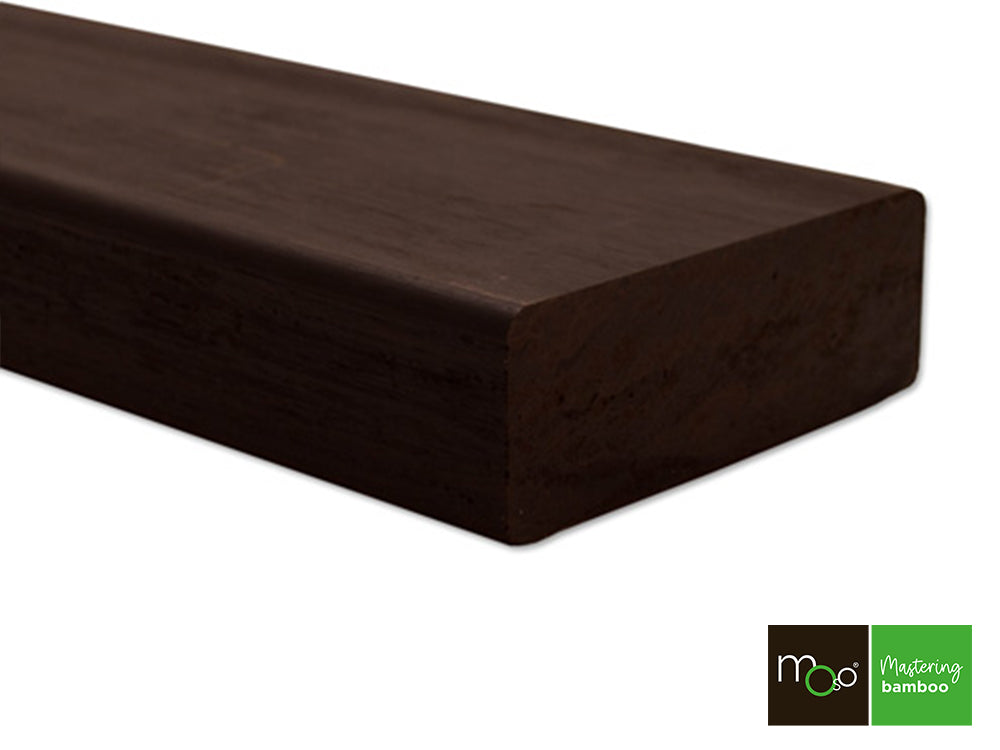 MOSO® Bambus Banklatten, 40x115 mm, Bamboo X-treme®, behandelt mit Sikkens WF 771 Ipe, Oberfläche gehobelt