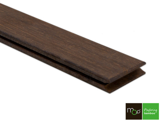 MOSO® Bambus Fassadenprofil Varibo, 18x65 mm, Bamboo X-treme®, unbehandelt