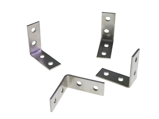 Winkelverbinder (Stuhlwinkel), V2A, 40×40×16mm, Stärke: 2mm