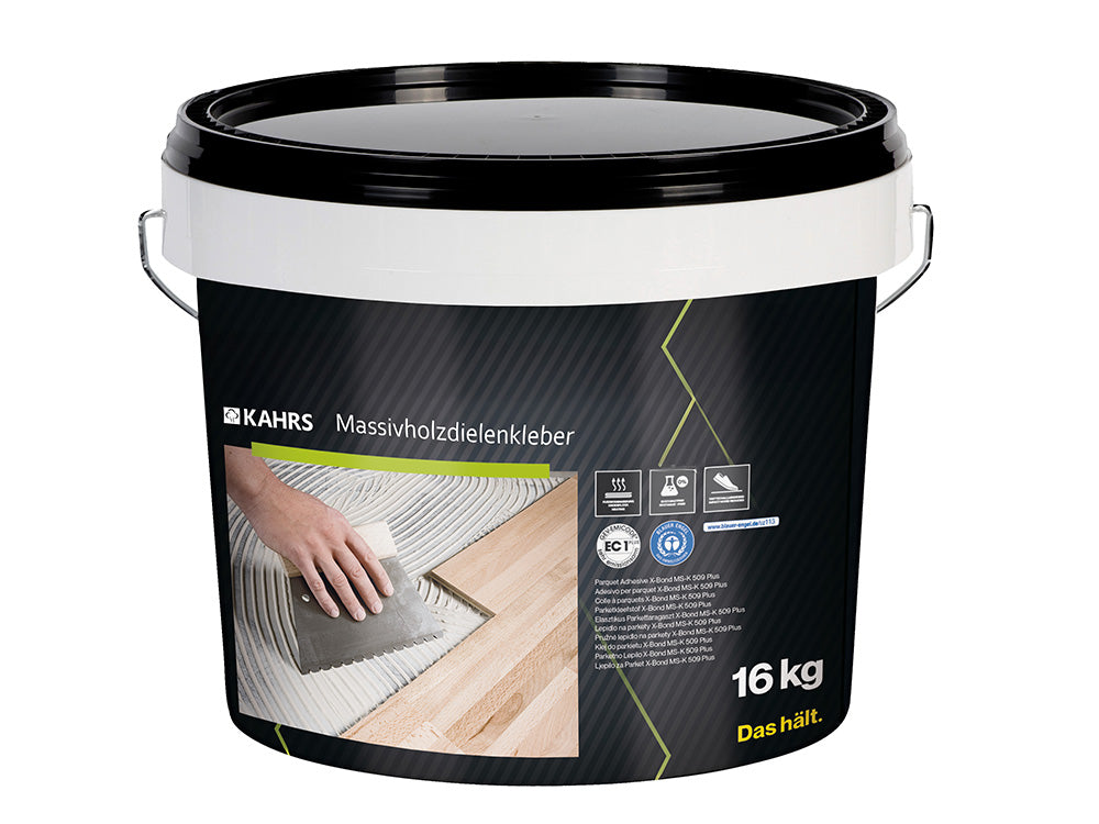 KAHRS Massivholzdielenkleber, hart-elastisch Inhalt: 16 kg, Verbrauch: ca. 1200 g/m²