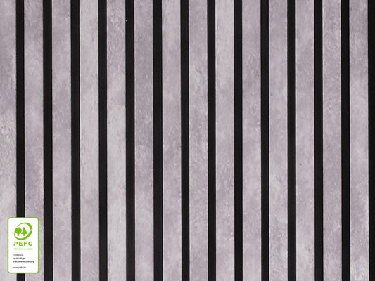 Akustikpaneel DecoLine, Travertin grey, 2400x561x19 mm, 3-seitig foliert