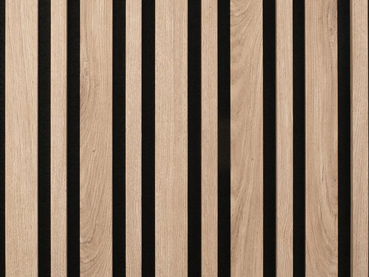 Akustikpaneel LuxLine 3D, Konstanz Eiche Amalfi, 2400x561x25 mm, 3-seitig foliert