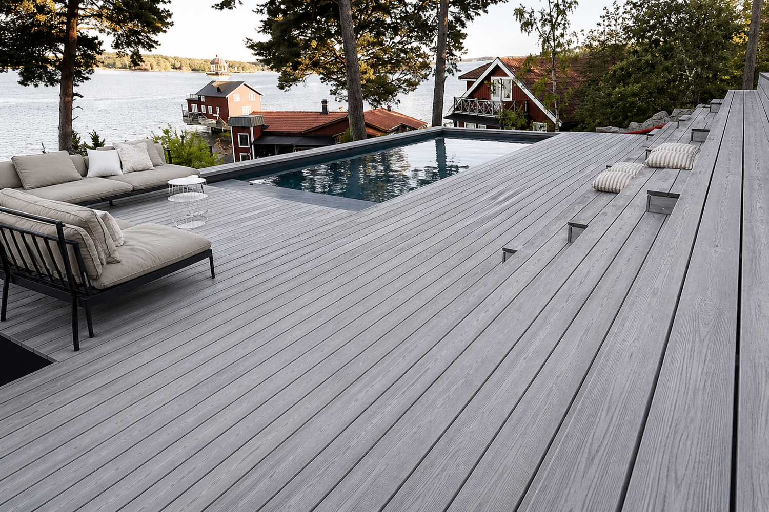 OrganoWood Terrassendielen am See