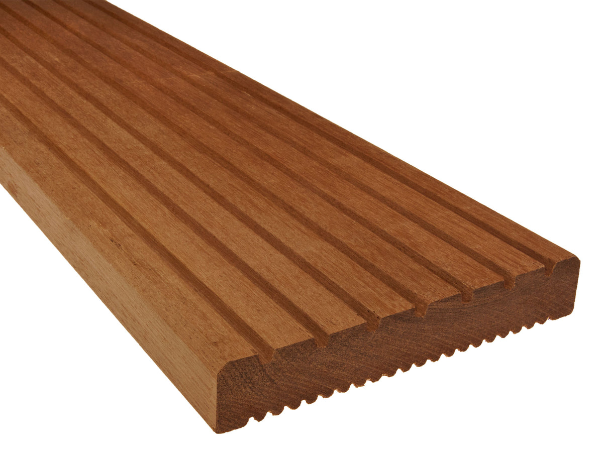 Bangkirai Terrassendielen, 25x145 mm, KD, grob/fein T7, *PREMIUM*