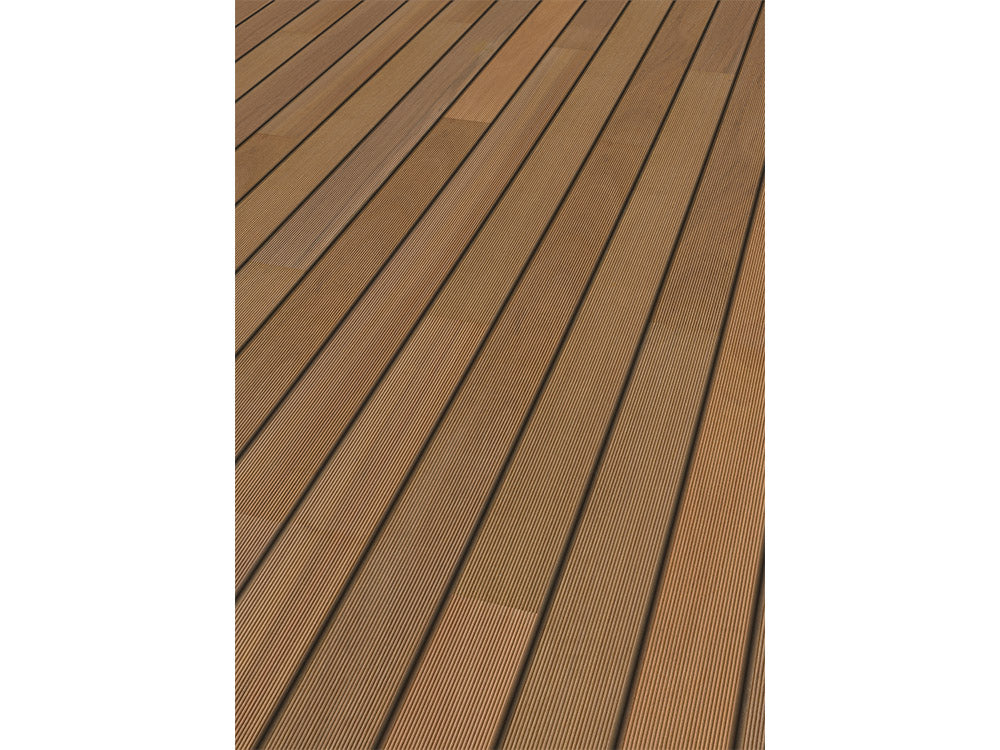 Bangkirai Terrassendielen, 25x145 mm, KD, grob/fein T7, *PREMIUM*