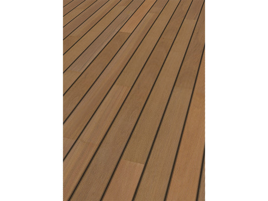 Bangkirai Terrassendielen, 25x145 mm, KD, grob/fein T7, *PREMIUM*