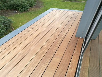 Ipe Terrassendielen, 21x145 mm, KD, glatt/glatt