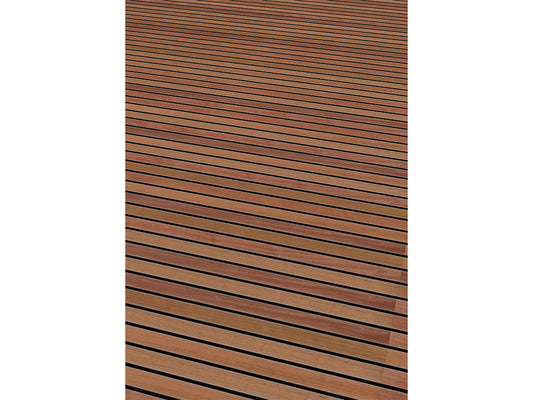 Ipe Rhombusleisten, 20x65 mm, AD 15° Schräge, gehobelt, Kanten gerundet – Bild 2