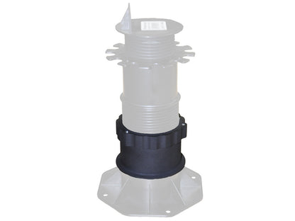 Karle & Rubner TERRACON Adapter für Terrassenlager, Polypropylen schwarz, 80 mm hoch