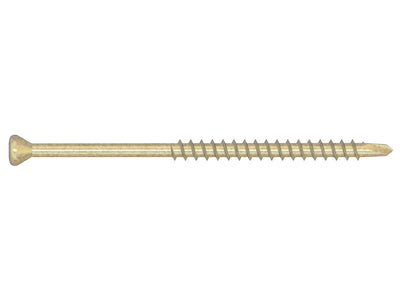 3,2×50mm Massivholzdielen-Schrauben gelb verzinkt, TX10, Bohrspitze, 1000 Stk./Paket