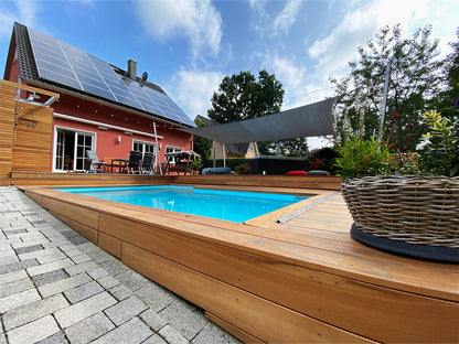 Garapa Terrassendielen, 21x145 mm, KD, glatt/glatt