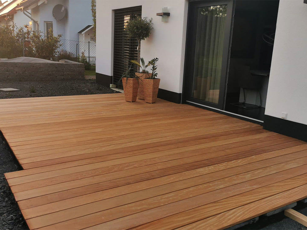 Garapa Terrassendielen, 21×145mm, KD, glatt/glatt – Bild 11