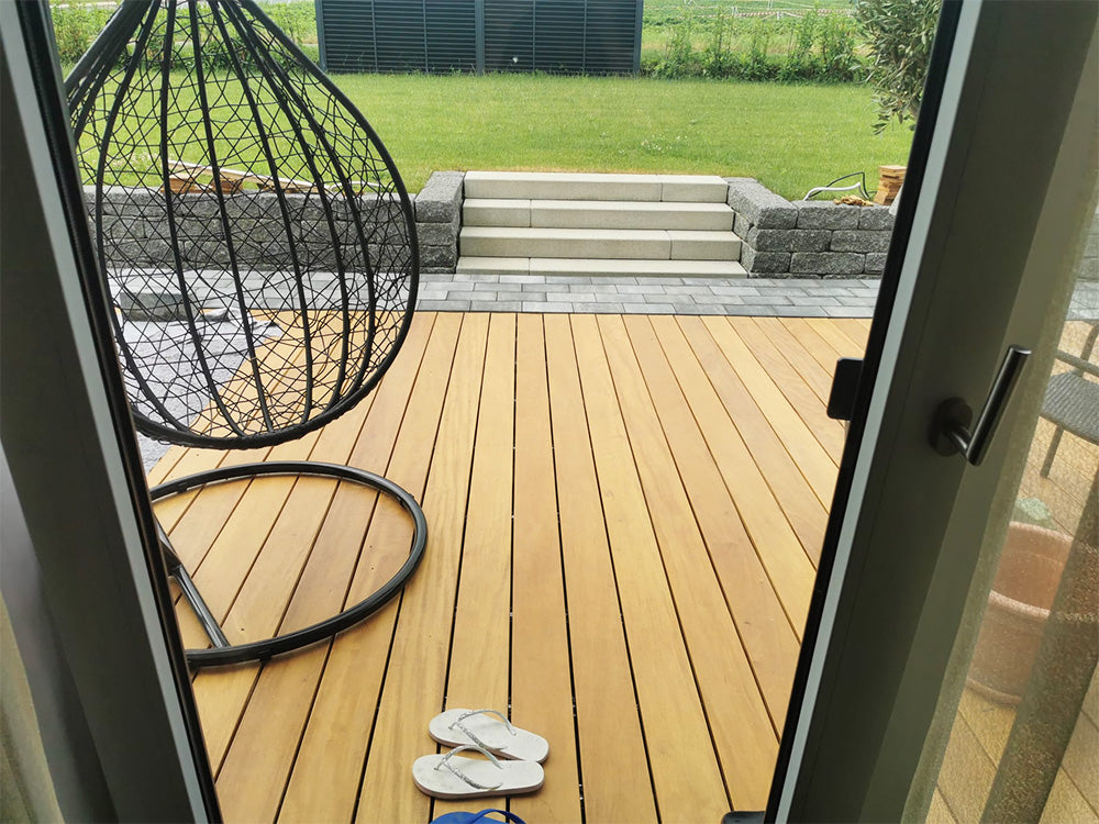 Garapa Terrassendielen, 21×145mm, KD, glatt/glatt – Bild 12