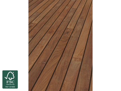 Cumaru Terrassendielen, 21×145mm, KD, glatt/glatt