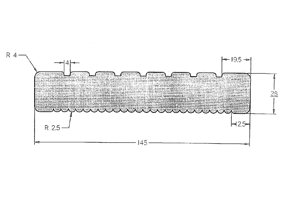 Douglasie Terrassendielen 28x145 mm, KD, grob/fein