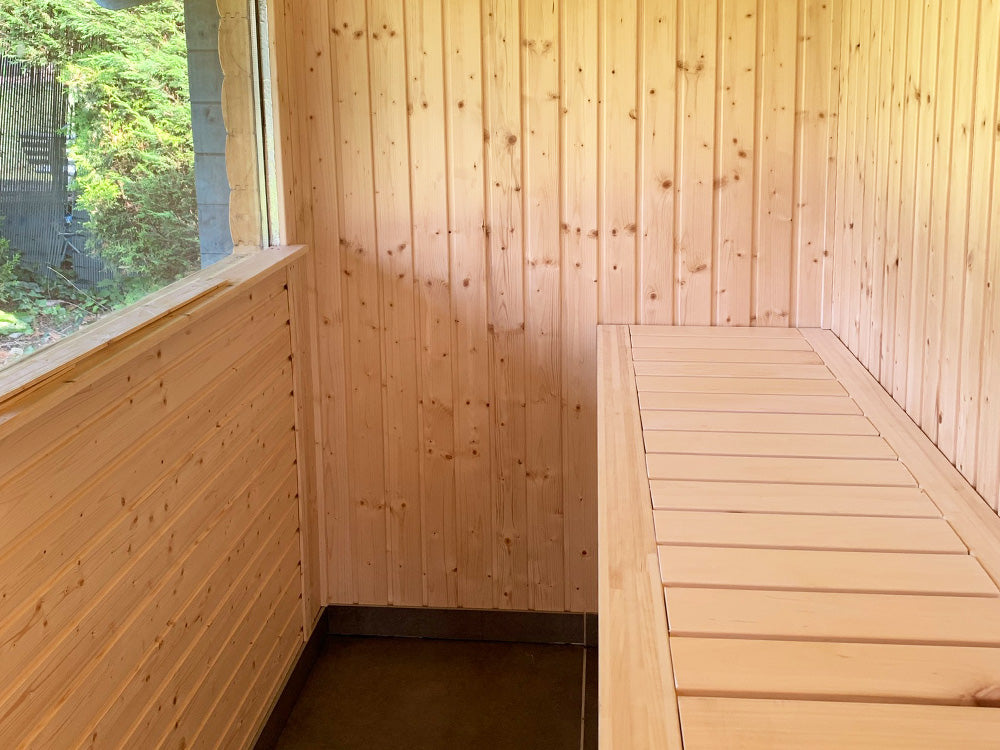 Espe Saunabanklatten, 28x90 mm,  unbehandelt, gehobelt – Bild 10