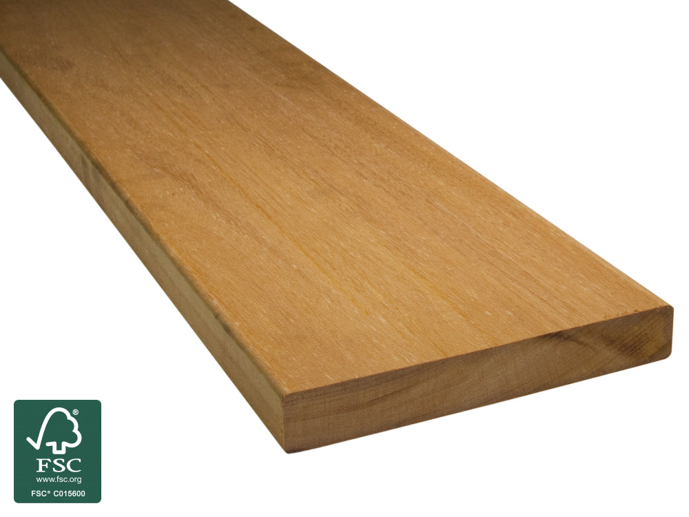 Garapa Terrassendielen, 21x145 mm, KD, glatt/glatt