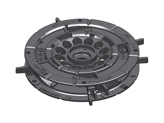 FEMOX SpiraPave Stelzlager T22, Aufbauhöhe: 24-29 mm