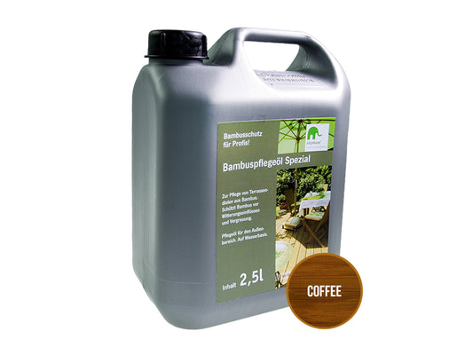 elephant Bambus-Pflegeöl "Spezial" 2,5 L coffee, für CoBAM®-Terrassendielen