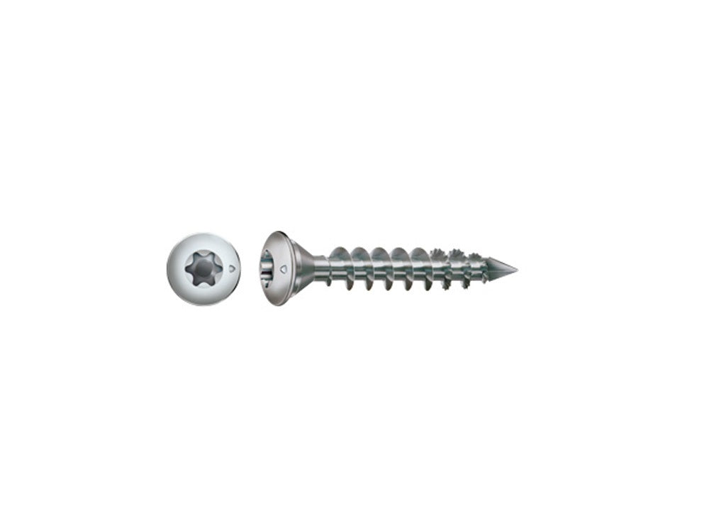 SPAX Pfostenschrauben, 8,0×50mm, Edelstahl A2, mit Zentrierkopf, Vollgewinde, VE: 25 Stück