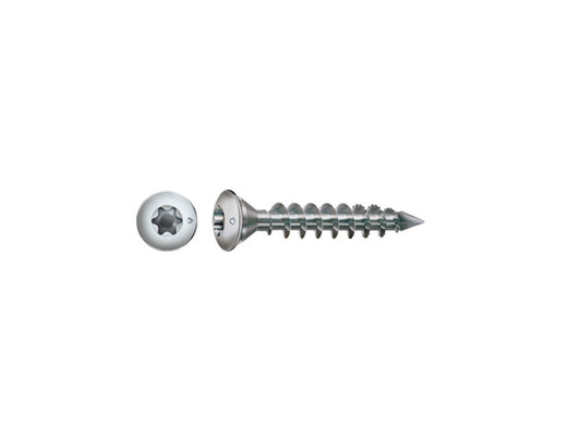 SPAX Pfostenschrauben, 8,0×50mm, Edelstahl A2, mit Zentrierkopf, Vollgewinde, VE: 25 Stück