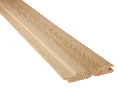 Weißtanne Softline-Saunaholz, 16x96 mm, unbehandelt, massiv