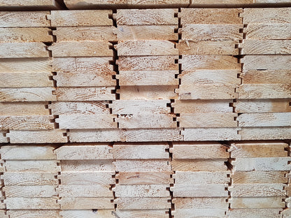Fichte/Tanne Rauspund, 28,5x121 mm, KD, egalisiert, Nut+Feder