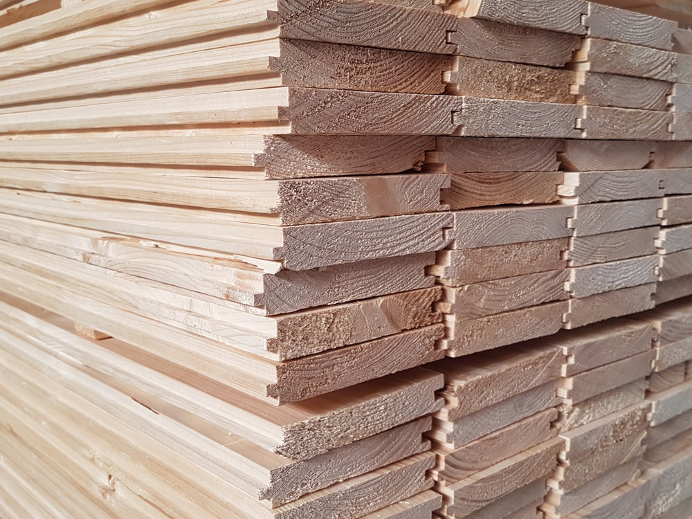 Fichte/Tanne Rauspund, 21x121 mm, KD, egalisiert, Nut+Feder