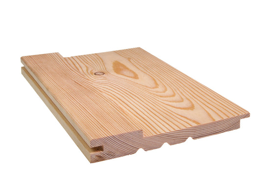 Sibirische Lärche Boden-/ Deckelschalung 23x169 mm KD, mit Nut + Feder, gehobelt Deckbreite 152 mm