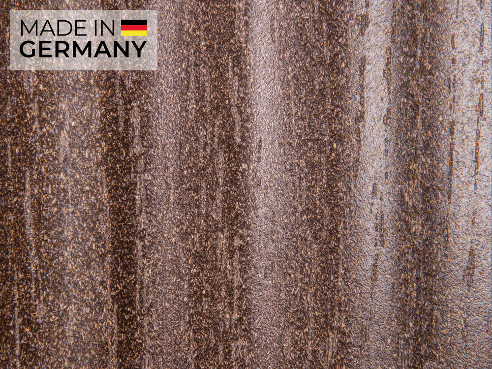 26x138 mm "Die Beliebte select", WPC Terrassendielen, beidseitig gebürstet, braun gewellt/fein, Vollprofil