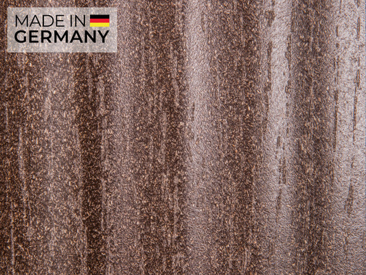 26x138 mm "Die Beliebte select", WPC Terrassendielen, beidseitig gebürstet, braun gewellt/fein, Vollprofil
