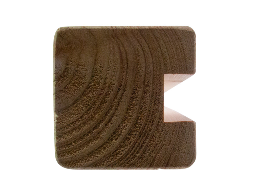 Douglasie Endpfosten, 90×90mm, Serie: "Bremen" KD, unbehandelt, Länge: 2,00 m