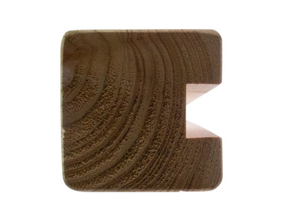 Douglasie Endpfosten, 90×90mm, Serie: "Bremen" KD, unbehandelt, Länge: 2,00 m