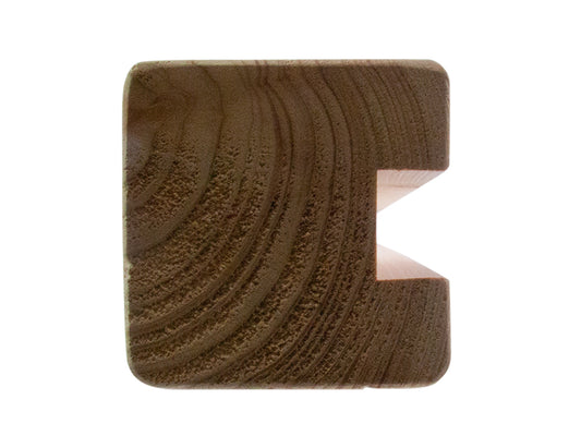 Douglasie Endpfosten, 90×90mm, Serie: "Bremen" KD, unbehandelt, Länge: 2,00 m