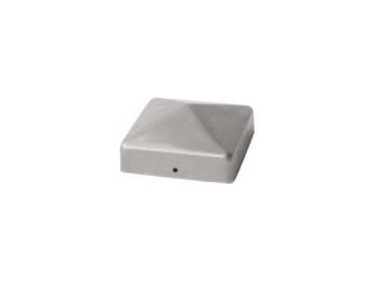 Pfostenkappe "Pyramide", Edelstahl, für 90x90 mm Pfosten