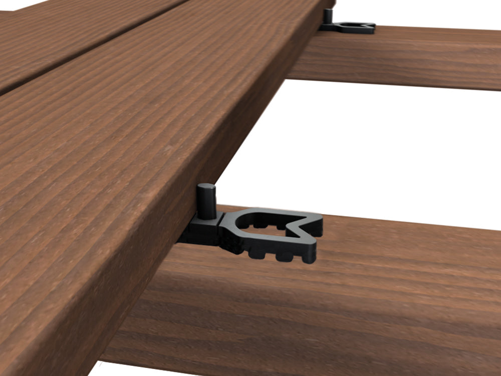 Karle & Rubner TERRACON Terrafix, 7 mm, 100 Stck/Paket, Aufbau 6 mm, Abstandshalter für sichtbare Verschraubung.