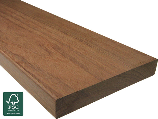 Ipe Terrassendielen, 21x145 mm, KD, glatt/glatt