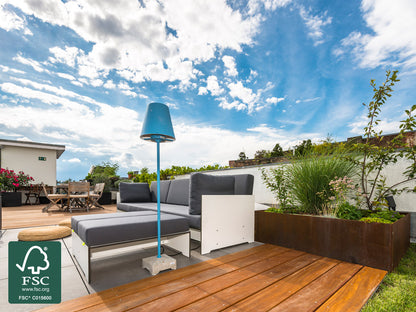 Cumaru Terrassendielen, 25×145mm, KD, glatt/glatt – Bild 5