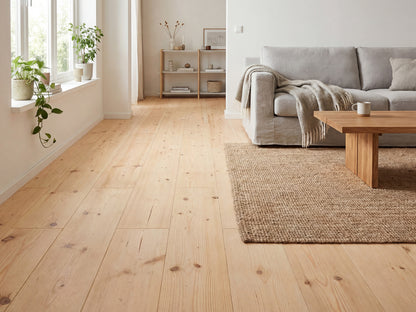 KAHRS Massivholzdielen, Seekiefer, 21×206mm, Rustikal, unbehandelt mit Microfase – Bild 4