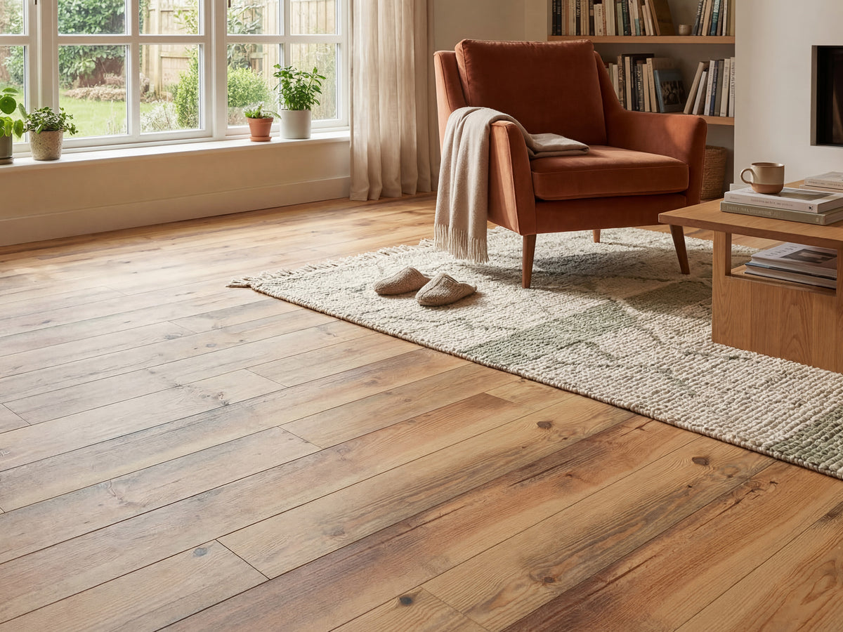 KAHRS Massivholzdielen, Seekiefer, 21x176 mm, Natur, honig naturgeölt mit Microfase