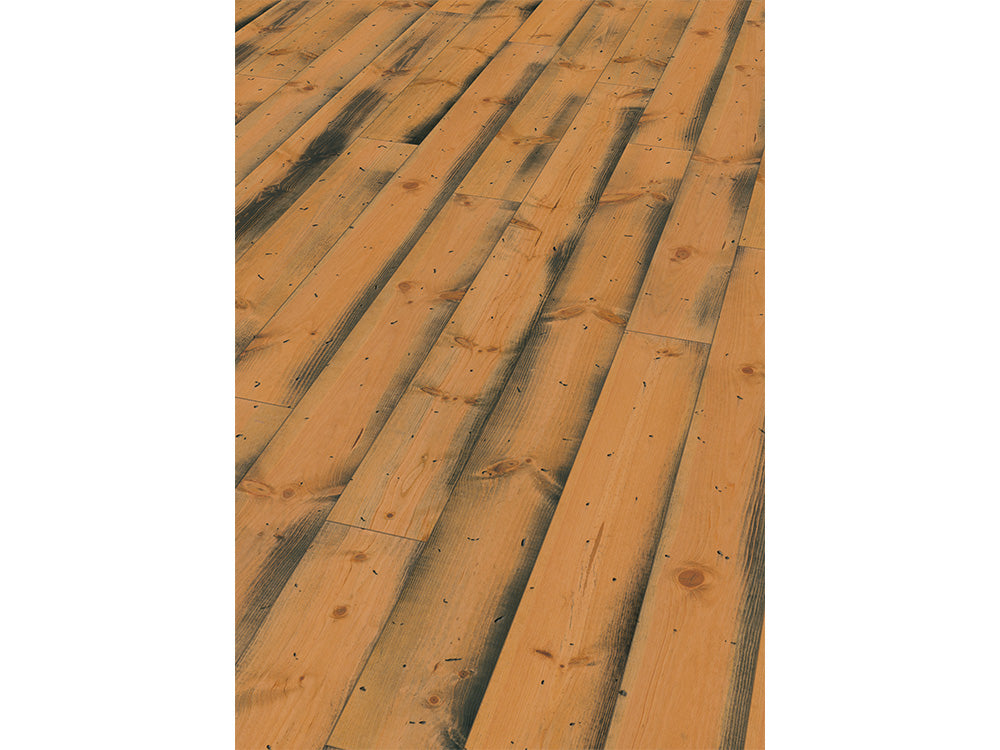 KAHRS Massivholzdielen, Seekiefer, 21x176 mm, Natur, sepia naturgeölt, gealtert rundum Nut & Feder, mit Microfase