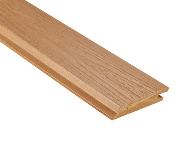 18×103mm NATURinFORM WPC Fassadenprofil, "Die Gestaltende XL", mit Holzmaserung, leicht gebürstet, eichenbraun, Deckmaß: 99mm